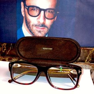 Tom Ford TF5163 56A Red Havana Glasses